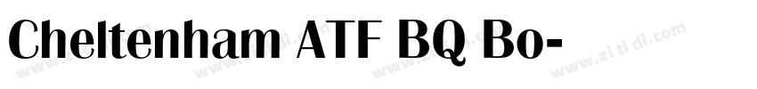 Cheltenham ATF BQ Bo字体转换